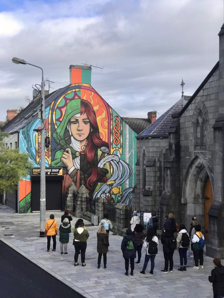 Street mural in Dundalk